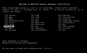Mikrotik BOOT Ekranı