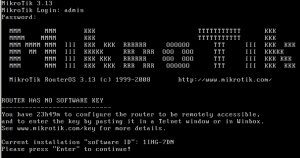 Mikrotik CLI